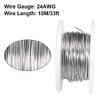 sourcing map 0.5 mm 24AWG Heating Resistance Cable Nichrome Wires