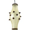 GURU SHOP Kokopelli Hugis H1115 Pendant Light, Brown, Fibreglass, Colour: