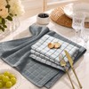 Kitinjoy Premium Kitchen Towels (16"x 28", 6 Pack), Large 100%