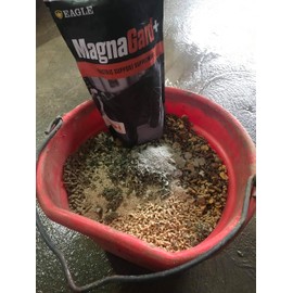 MagnaGard Plus- Gastric Support Supplement for Horses with Omega 3s | Relieves Ulcers, Calming Supplement, Magnesium & Other Vital Minerals | Powder, 20lb Bucket, 5-Month Supply | by Eagle Equine