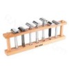 YAQI Wood Razor Holder Display Storage For 7 hole Multiple