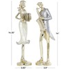 Deco 79 Resin Musician Decorative Sculpture Home Decor Statues with