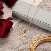 HOBATS Cross Necklace for Women 14K Gold Cross Necklaces for