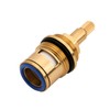 Bathroom Basin Valve,2 Pcs 3/4 Tap Glands Ceramic Mixer Hot