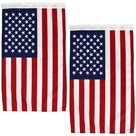 Iconikal Garden Yard Flag, USA American Flag, 12 x 18-Inch, 2-Pack