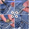 Heartfeltyire Jeans Buttons Replacement 8 Set 17mm Instant Adjustable No