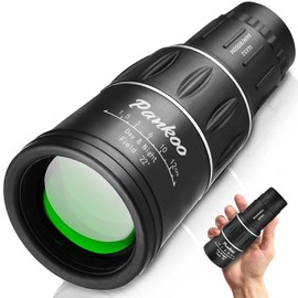 Pankoo 16X52 monoculars, 2025 High Power Prism Compact Monocular Telescope for Adults, HD Monocular Scope for Bird Watching