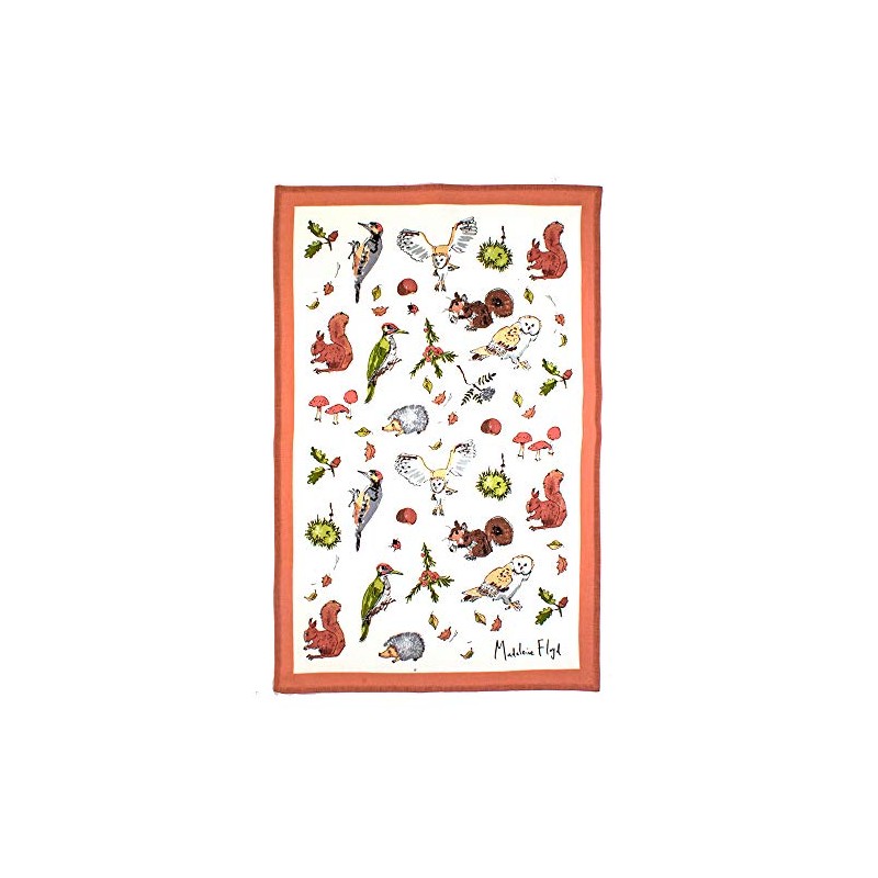 Ulster Weavers Mf Woodland Cotton Tea Towel, Wood, Multicolor
