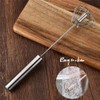 Stainless Steel Egg Whisk, Hand Push Rotary Whisk Blender, Versatile