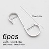 Pack of 6 S Hooks Stainless Steel S-shaped Hooks Heavy