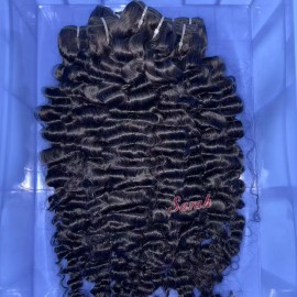 Drop Shipping Vietnamese Burmese Raw Unprocessed Virgin Cuticle Aligned Cambodian Natural Wave Burmese Curly Hair Bundles Vendorcolor: 1pcs bundle Burmese curly, Stretched Length: 10 Inches