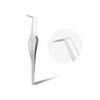 Toktokhara Pro Fit Curved Tweezer 2 types, choose 1 (eyelashes