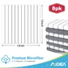 AIDEA Microfibre Dish Cloths Pack of 8, Tea Towels Super