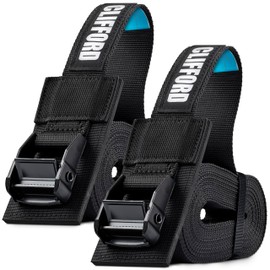CLIFFORD Lashing Straps I 38 mm I Extra Wide I 2.0 m - 5.5 m I 400 kg / 800 kg I EN12195-2 Lashing Strap Lashing Straps for Car, Motorcycle, SUP Board, Roof Box, Roof Rack