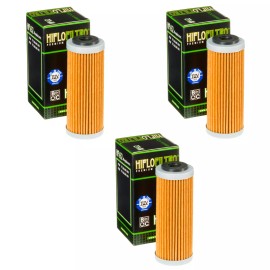 HifloFiltro Genuine HiFlo Oil Filter for KTM 350 SX-F 2023 2024 SXF Hiflofiltro - Pack of 3