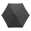 Sunnyglade 7.5Ft 6 Ribs Umbrella Canopy Replacement Patio Top Cover