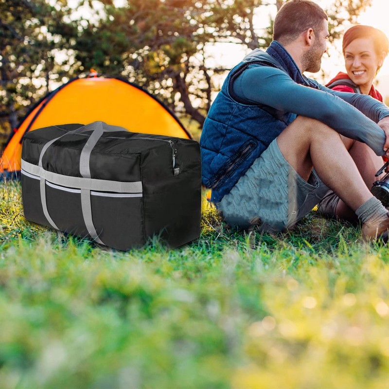 Foldable Travel Bag, 96L Extra Large Holdall Bag, Packable Duffle