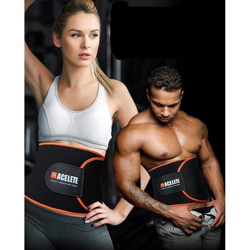 ACEFITS シェイプアップベルト サウナベルト ウエストシェイパー 男女兼用 加圧ベルト 加圧バンド ウエストベルトフリーサイズ