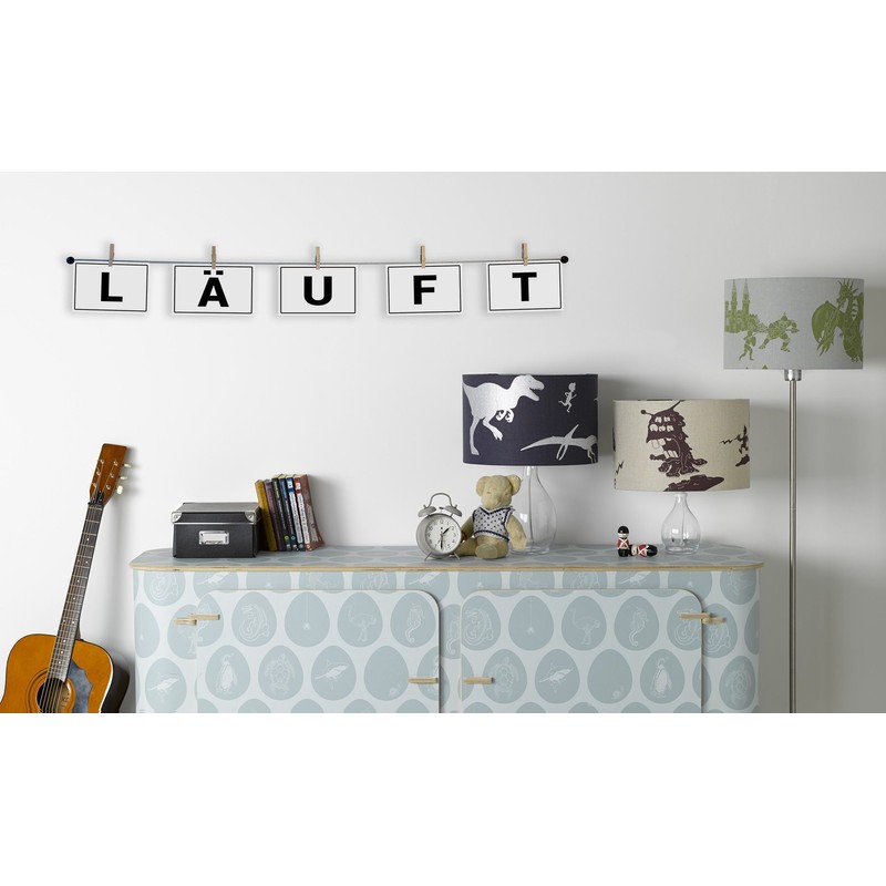 LeTOMA - High-quality steel photo rope with rustic wooden clips