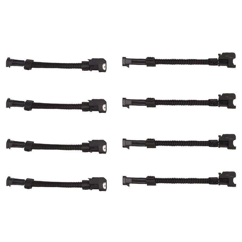 8Pcs Fuel Injector Wiring Adapter for Delphi LQ4 LQ9 4.8