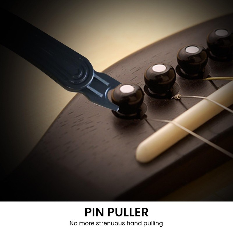 3-In-1 Guitar String Winder, String Cutter and Pin Puller