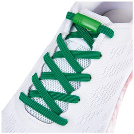 GVFYDIR No Tie Elastic Shoelaces Stretch Tieless With Magnetic Shoe Laces，One Size Fits All for Kids and Adults Shoes Green, XL