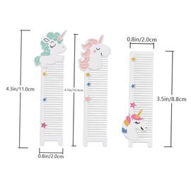 Outanaya 3pcs Combs Anti-static Hairbrushes for Smooth Styling and Lightweight for Wet Dry Hair Christmas for Women