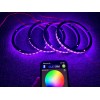 FIA 4pcs 6.5'' RGB LED Speaker Lights For Car Truck