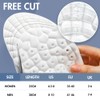 2 Pairs Memory Foam Insoles Shock Absorption Flexible Replacement Insoles