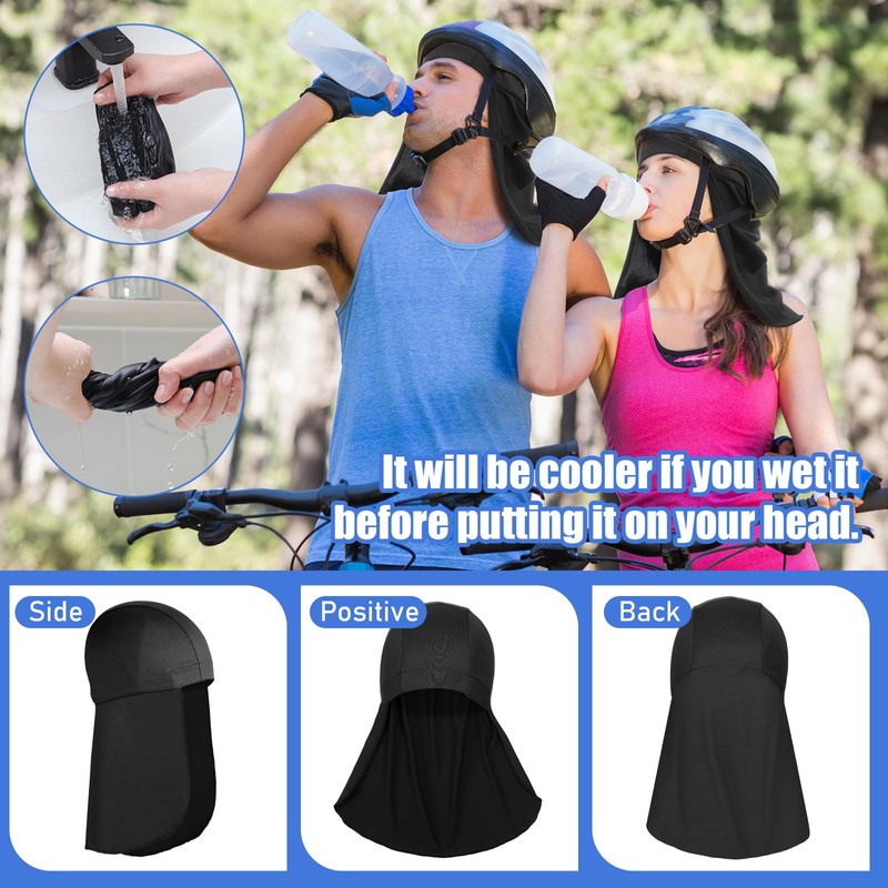 Syhood 9 Pcs Helmet Liner with Neck Mask UV Protection