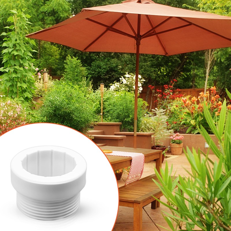 Pool Umbrella Sleeve Stabilizer, Threaded Umbrella Hole Ring Pool Umbrella