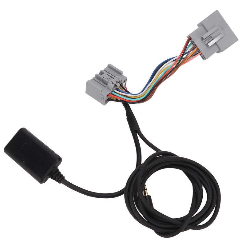 Car Bluetooth AUX Module Wireless Black Radio Adaptor Replacement for