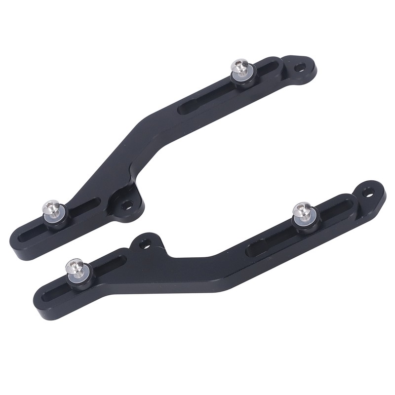 1 Pair Black Motorcycle Windscreen Adjuster Aluminium Windshield Bracket Replacement