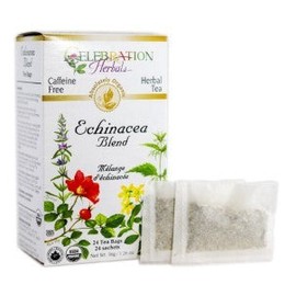 CELEBRATION HERBALS TEA ECHINACEA BLEND TEABAGS 24CT ORGANIC