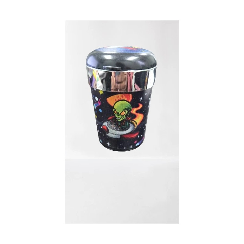 X2 LED BUTT BUCKET ASHTRAY - CAR CUP HOLDER PORTABLE-DESIGN