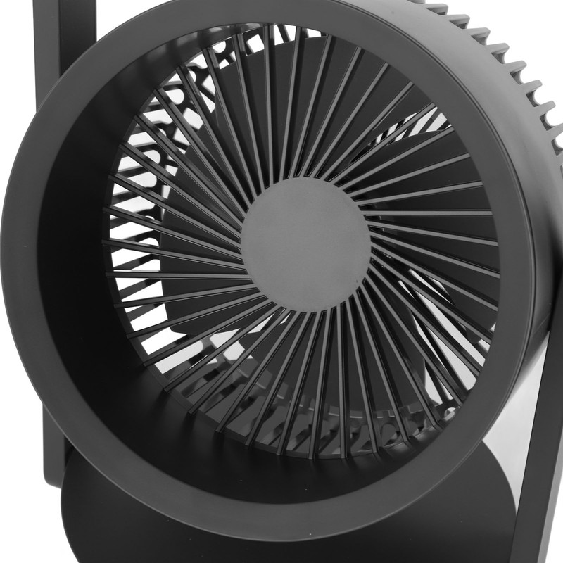 USB Desk Fan with Night Light 5 Speeds Quiet Portable