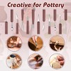 6PCS Clay Tools Sculpting, Double-Sided Polymer Carving Tools Kit, Wood
