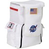 Aeromax Jr. Astronaut Backpack, White, with NASA patches