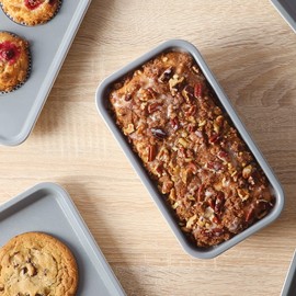 SUR LA TABLE Kitchen Essentials Bake Sale 9 X 5 Inch PFA Free Ceramic Nonstick Loaf Pan - Linen White