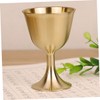 LABRIMP 2sets Brass Temple Cup Royal Retro Design Elegant for