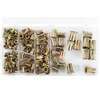 TECPO Rivet Nuts Box Assortment Galvanised M3-M12 Rivet Nut Blind