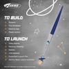 Estes 2483 Phantom Blue Rocket-Building Kit, Beginner Flying-Rocket-Model Kit for