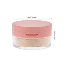 Baluue Sweat Resistant Beauty Powder Loose Setting Face Makeup for Tones Powder Jar