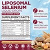 Liposomal Selenium 200mcg Liquid Drops, Selenium Supplement for Women &