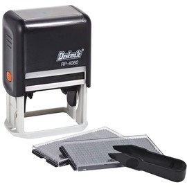 DESKMATE 0378590 DIY Stamp Kits, 5 Lines 3MM Text