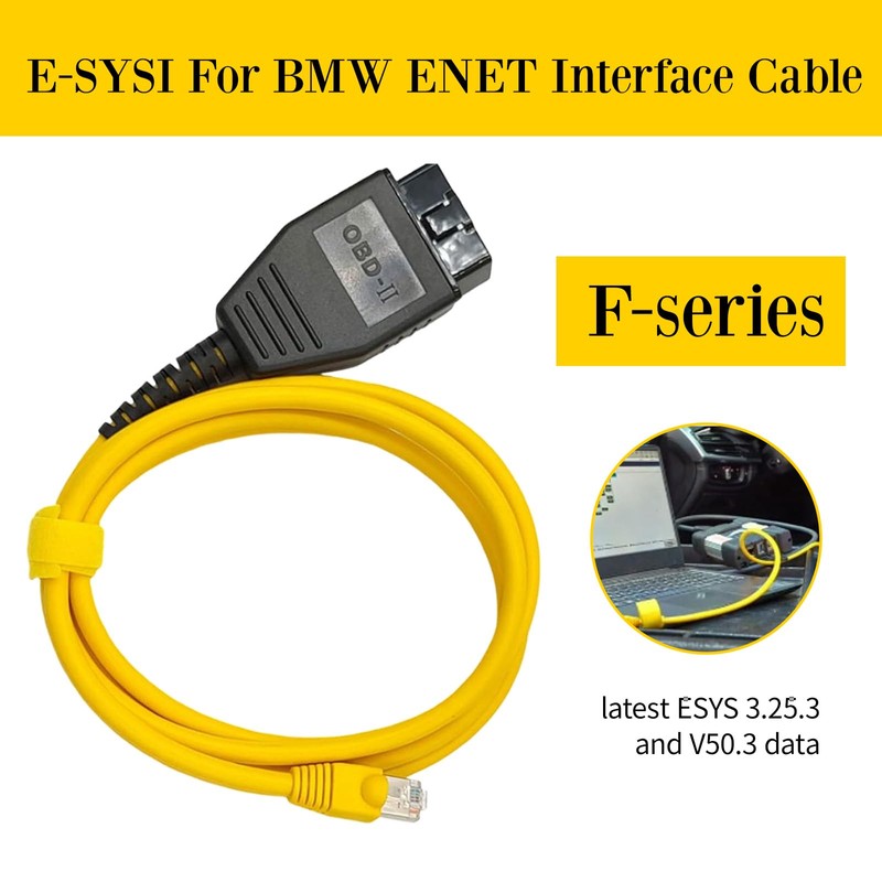 Yunova ENET OBD2 Coding Cable - F/G-Chassis Diagnostic Adapter with