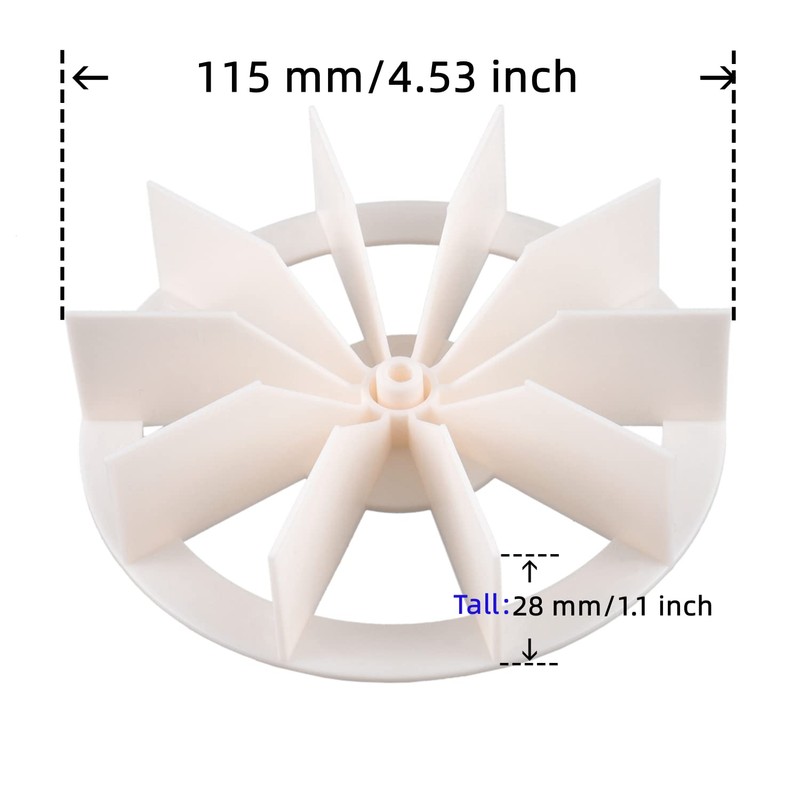 BOJACK Bathroom Vent Fan Motor 120V 60Hz 1A Compatible with