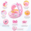 Toddler Pool Float with Canopy for Supervised Water Play –