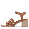 VIONIC Women's Maisy Sandal, Tan Leather, 7.5 Wide