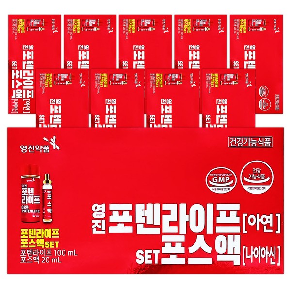 Youngjin Pharmaceutical Poten Life + Force Solution Set Zinc +